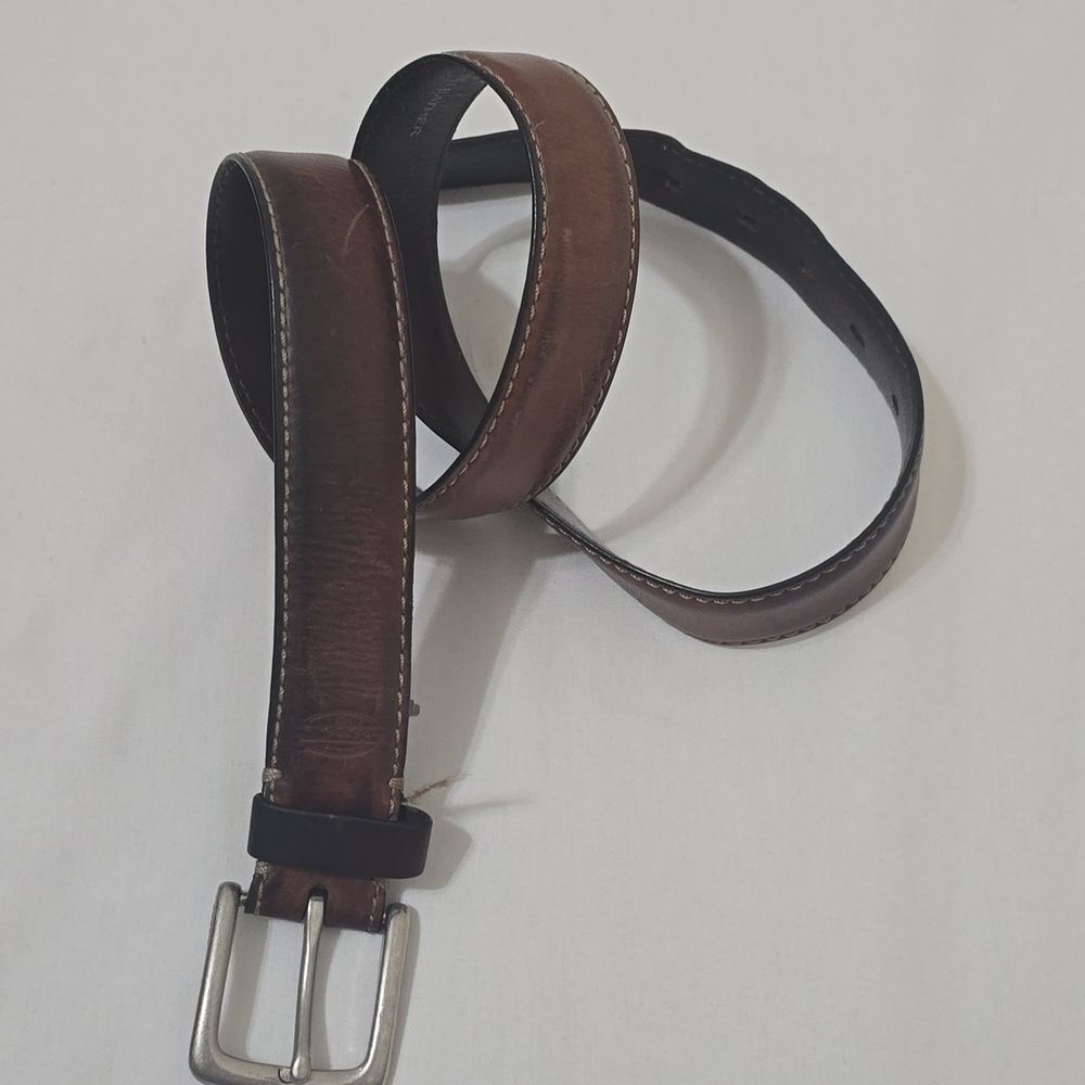 Fossil Brown Leather‎ Belt vintage Y2K size 36